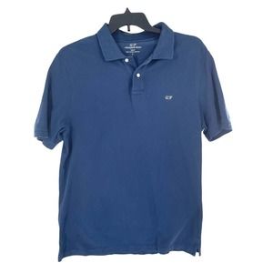 VINEYARD VINES NAVY SLIM FIT MENS POLO SZ L
